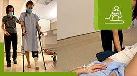 Foto Hospital physiotherapy by the Advanced Physiotherapy Unit for all surgical patients of the UCA